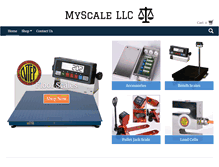 Tablet Screenshot of myscalemarket.com
